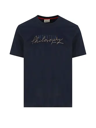 LUIS TRENKER | T-Shirt PHILOSOPHIST | blau